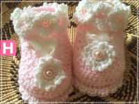 scallop edge baby shoes-A-001