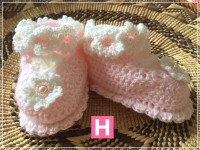 scallop edge baby shoes-A-002