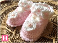scallop edge baby shoes-A-003