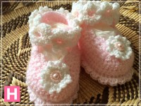 scallop edge baby shoes-A-004