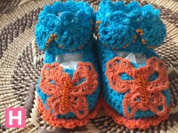 scallop edge baby shoes-C-001