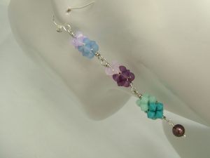 hippie dangle earrings CH0176-002