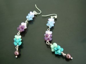 hippie dangle earrings CH0176-004