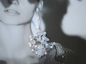 snow swirls earrings cc0107-004