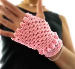 pink baubles gloves-ch0250-001