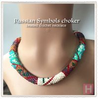 russian symbols necklace CH0405-001