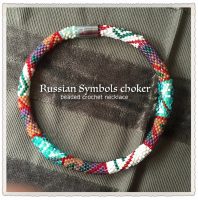 russian symbols necklace CH0405-005