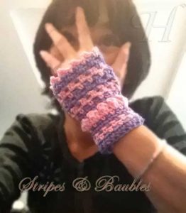 stripes baubles gloves-ch0255-000