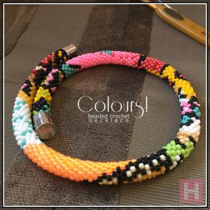colours crochet necklace CH0413-001