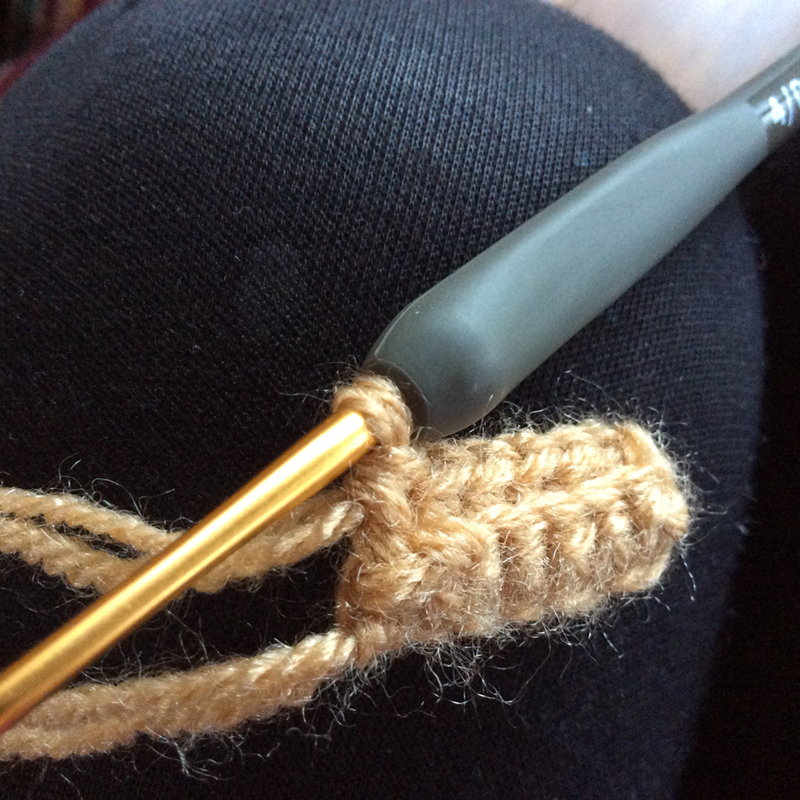 Crochet a no stretch strap thermal stitch 