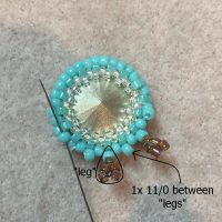 beaded owl earrings I - CH0424-011