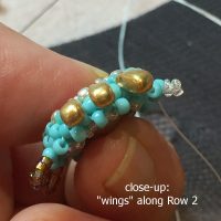 beaded owl earrings I - CH0424-016