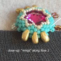 beaded owl earrings I - CH0424-017