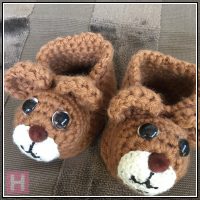 teddy bear booties CH0429-002