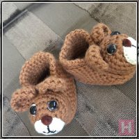 teddy bear booties CH0429-003