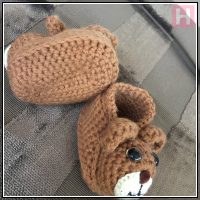 teddy bear booties CH0429-004