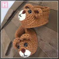 teddy bear booties CH0429-005