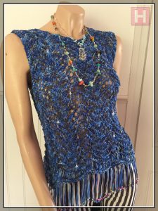 blues sparkly top CH0433-000