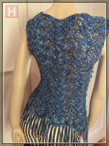 blues sparkly top CH0433-002