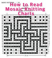 mosaic kntting chart - how to read