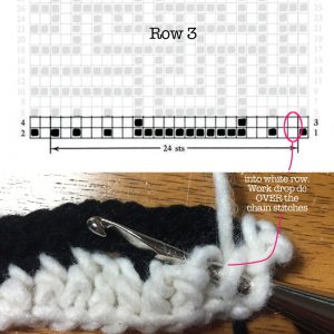 mosaic crochet chart-R3-1