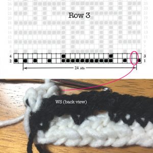 mosaic crochet chart-R3-3