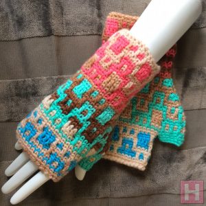 tri-color gloves CH0442-000