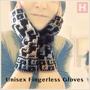unisex fingerless gloves CH0438-001