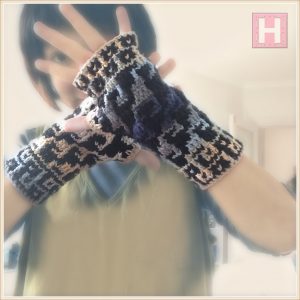 unisex fingerless gloves CH0438-002