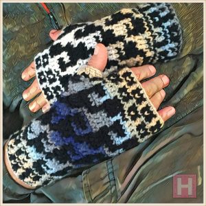 unisex fingerless gloves CH0438-003