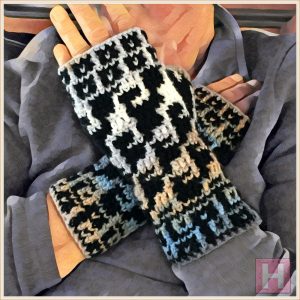 unisex fingerless gloves CH0438-004