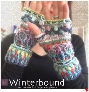 overlay crochet fingerless gloves CH0446-003