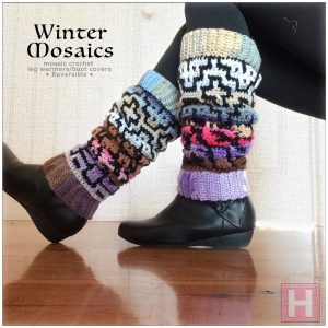 winter mosaic leg warmer CH0444-003