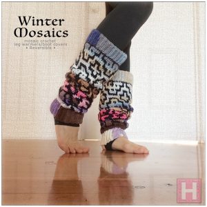 winter mosaic leg warmer CH0444-004