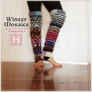 winter mosaic leg warmer CH0444-005