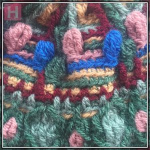 overlay crochet beanie BountifulForest CH0456-003