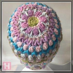 overlay crochet beanie - CH0455-002