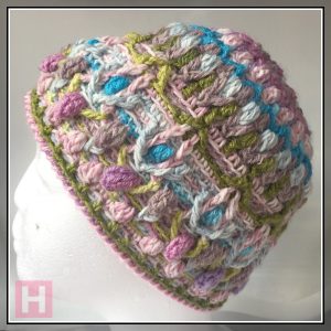 overlay crochet beanie - CH0455-004