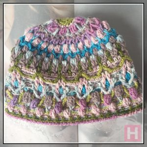 overlay crochet beanie - CH0455-005