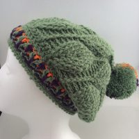 3D Leaves Crochet Beanie CH0460-001