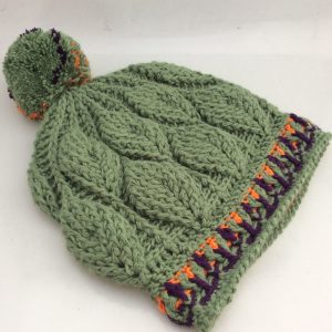 3D Leaves Crochet Beanie CH0460-002