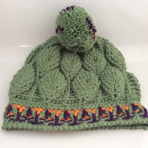 3D Leaves Crochet Beanie CH0460-003