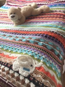 z. Crochet Afghan Blanket - for Bev, CH0499