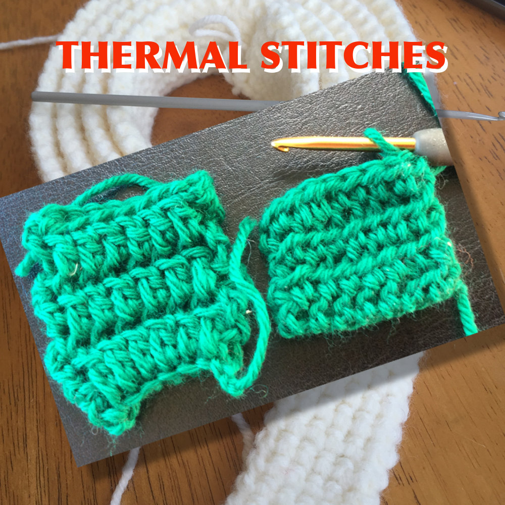 Thermal Stitch - Double Crochet and Half dc ・ClearlyHelena