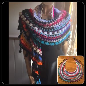 z.Shawl - Crescent Moon Crochet Shawl (CH0494)