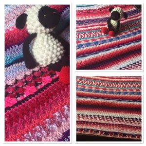 z. Afghan Blanket #5 - More Pinks (CH0505)