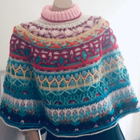Circle Poncho, Overlay Crochet - Free Pattern, Part 2