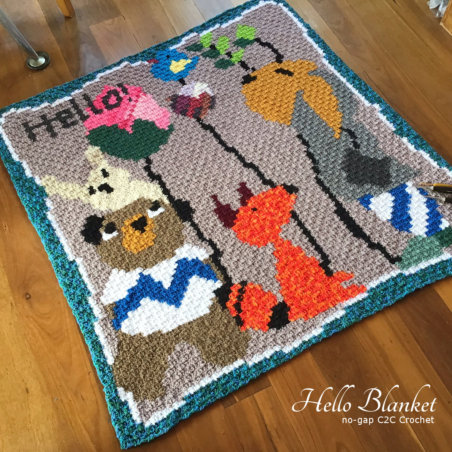 C2c Crochet Blanket Sizes - Amelia's Crochet