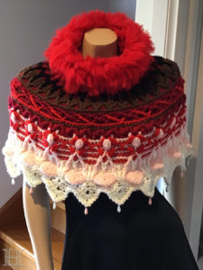 z.Round Short Crochet Cape CH0523 (Crochet Pattern) - pattern listed