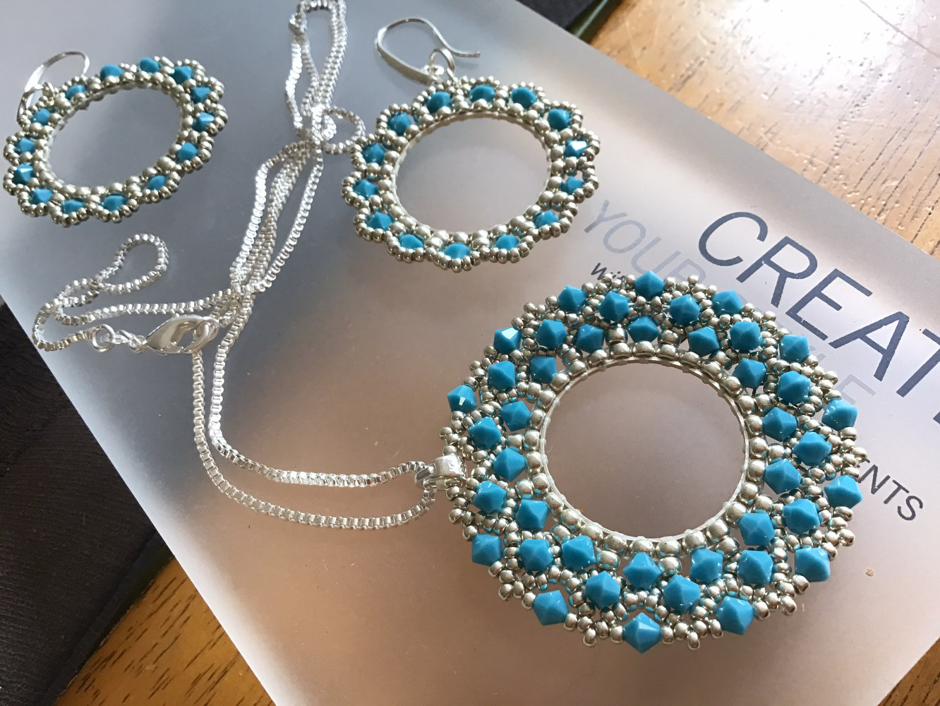 Beading Circles Round Metal Rings ClearlyHelena